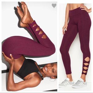 Victoria Sport High Rise Burgundy Legging Medium